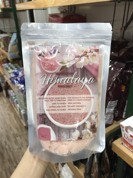  Muối hồng Himalaya loại mịn 500g 
