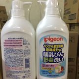  Nước Rửa Bình Sữa Pigeon Chai 800ml 