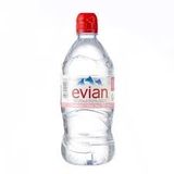  Chai nước khoáng thiên nhiên Evian 750ml - Nắp thể thao 