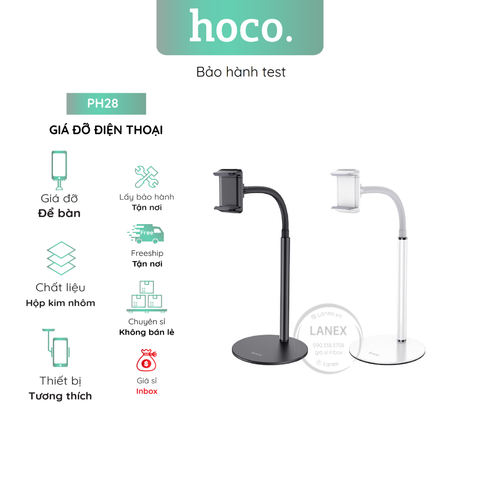 Giá Đỡ Điện Thoại Hoco Ph28 Để Bàn Hợp Kim Nhôm