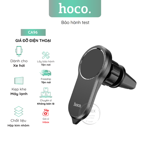 Giá Đỡ Điện Thoại Hoco Ca96 Trên Xe Hơi Hợp Kim Nhôm