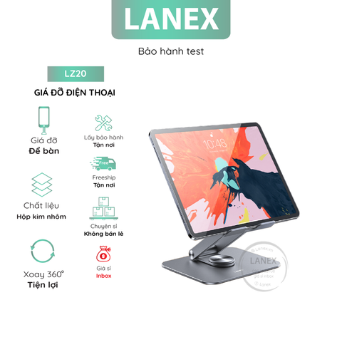 Giá Đỡ Điện Thoại Lanex Lz20 Để Bàn Hợp Kim Nhôm