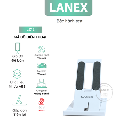 Giá Đỡ Điện Thoại Lanex Lz12 Để Bàn Nhựa Abs -