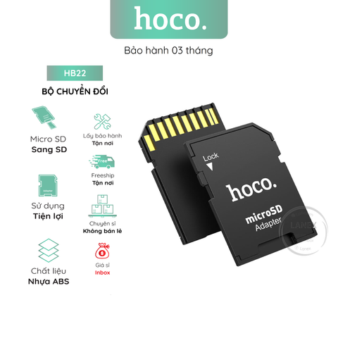 Bộ Chuyển Đổi Hoco Hb22 Đầu Adapter Tf Sang Sd