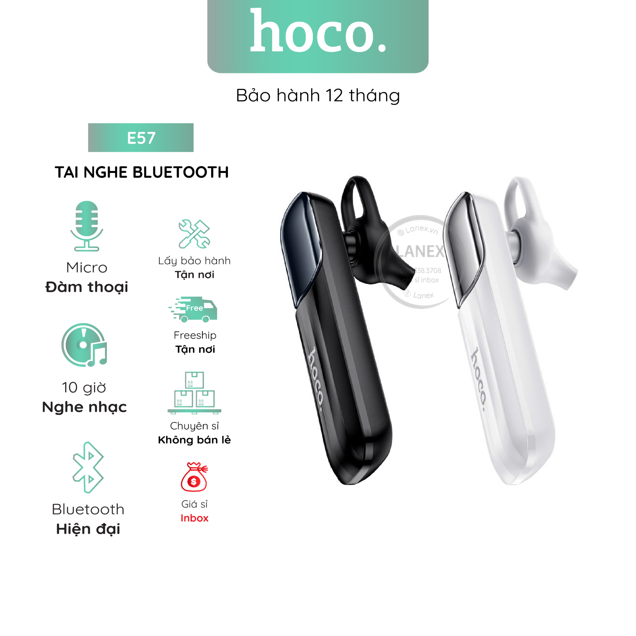 Tai Nghe Bluetooth Hoco E57 1 B n V5.0 C Mic Ph Ki n Khai Nguy n
