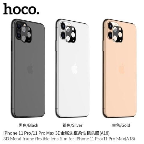 MIẾNG DÁN BẢO VỆ CAMERA SAU ĐIỆN THOẠI IPHONE 11 PRO/11 PRO MAX HOCO A18