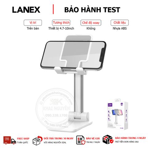 GIÁ ĐỠ ĐIỆN THOẠI ĐỂ BÀN NHỰA ABS LANEX LHO-M01
