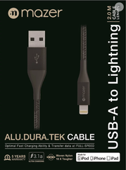 Mazer ALU.DURA.TEK Lightning to USB Cable 2.0M