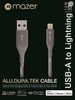 Mazer ALU.DURA.TEK Lightning to USB Cable 1.2M
