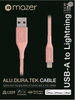 Mazer ALU.DURA.TEK Lightning to USB Cable 2.0M