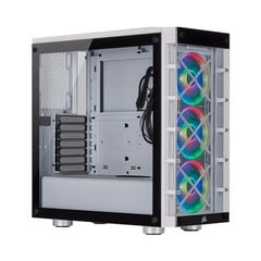 Vỏ máy tính kính cường lực Corsair  465X TG RGB White