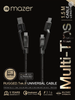 Multi-Tips Rugged.Tek.II 1.5M USB-A+USB-C to Micro USB+USB-C Cable