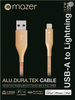 Mazer ALU.DURA.TEK Lightning to USB Cable 1.2M