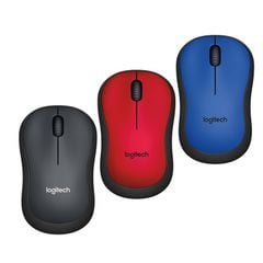 WIRELESS MOUSE M221 (silent) Black/ Blue/ Red