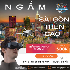 NGẮM SÀI GÒN TỪ TRÊN CAO TẠI BẾN BẠCH ĐẰNG QUẬN 1