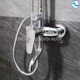 Sen tắm đứng nóng lạnh Đồng Mạ Crom Sandra SD-034