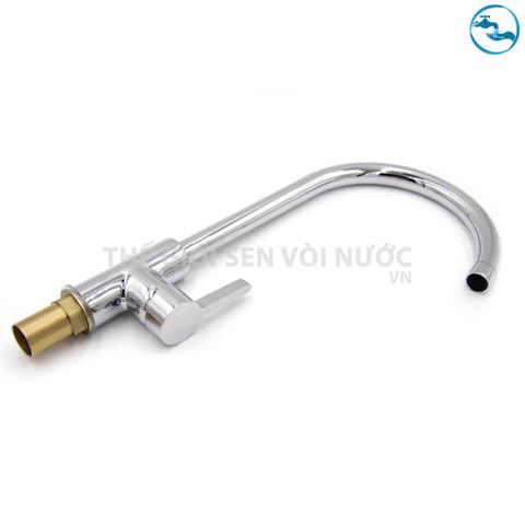 Vòi rửa chén nóng lạnh Đồng Mạ Crom Sandra SD-332