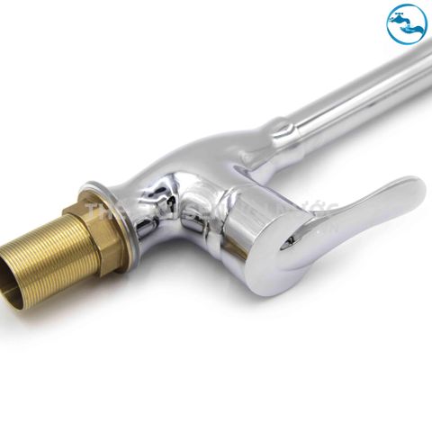 Vòi rửa chén nóng lạnh Đồng Mạ Crom Sandra SD-334