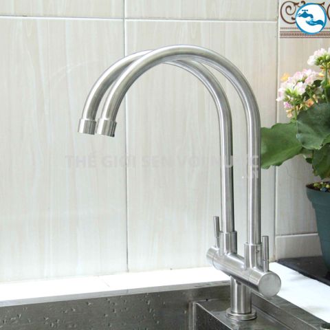 Vòi rửa chén lạnh INOX 304 Sandra SD-423S