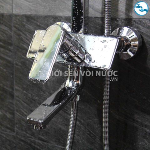 Sen tắm đứng nóng lạnh Đồng Mạ Crom Sandra SD-036