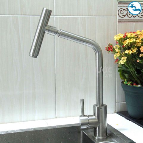 Vòi rửa chén nóng lạnh INOX 304 Sandra SD-327S