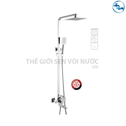 Sen tắm đứng sóng lạnh INOX 304 Bóng Sandra SD-011B