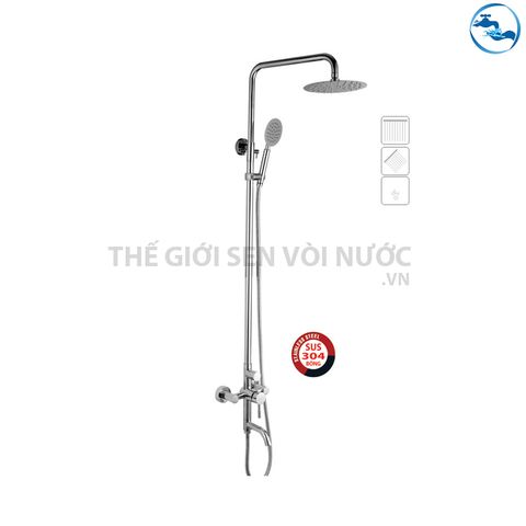 Sen tắm đứng sóng lạnh INOX 304 Bóng Sandra SD-012B