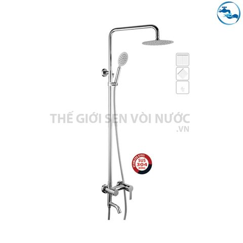 Sen tắm đứng sóng lạnh INOX 304 Bóng Sandra SD-014B