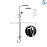 Sen tắm đứng nóng lạnh Đồng Mạ Crom Sandra SD-034