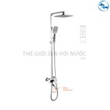 Sen tắm đứng nóng lạnh Đồng Mạ Crom Sandra SD-036