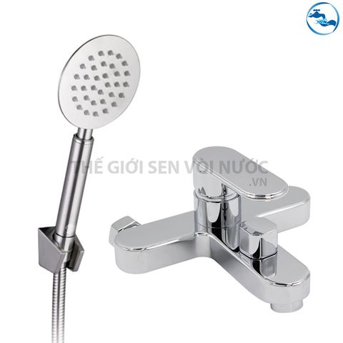 Vòi sen tắm nóng lạnh Đồng Mạ Crom Sandra SD-127