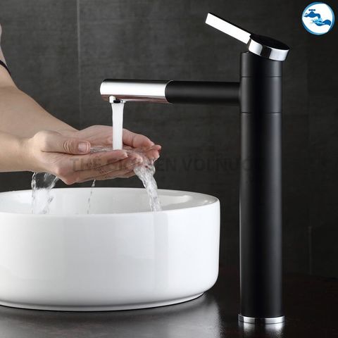 Vòi Lavabo nóng lạnh sơn tĩnh điện Sandra SD-240