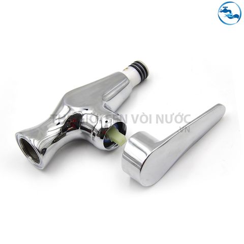 Vòi rửa chén nóng lạnh Đồng Mạ Crom Sandra SD-331