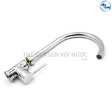 Vòi rửa chén nóng lạnh Đồng Mạ Crom Sandra SD-333