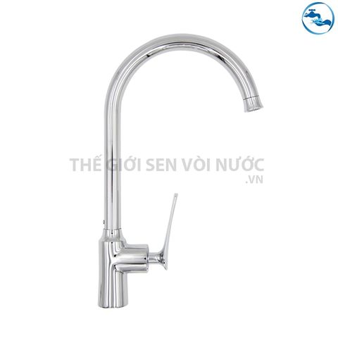 Vòi rửa chén nóng lạnh Đồng Mạ Crom Sandra SD-336