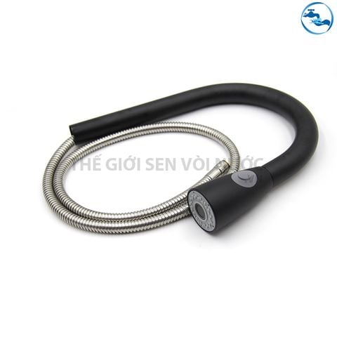 Vòi rửa chén nóng lạnh dây rút Sơn Tĩnh Điện Sandra SD-337