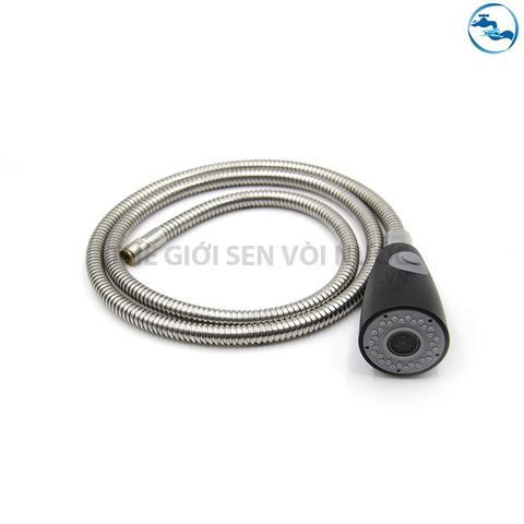 Vòi rửa chén nóng lạnh dây rút Sơn Tĩnh Điện Sandra SD-337