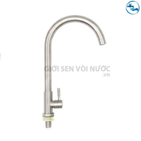 Vòi rửa chén lạnh INOX 304 Sandra SD-402S (Ống 24)