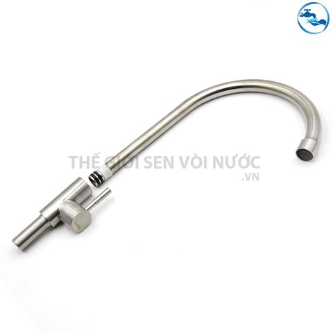 Vòi rửa chén lạnh INOX 304 Sandra SD-418S (Ống 18)