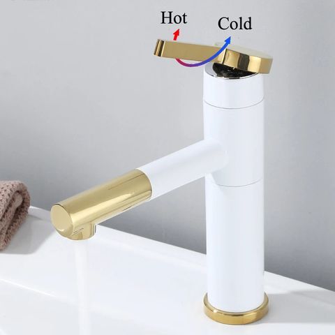 Vòi Lavabo nóng lạnh sơn tĩnh điện Sandra SD-242