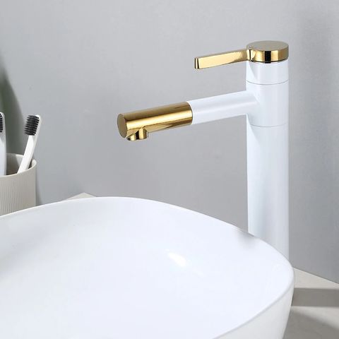 Vòi Lavabo nóng lạnh sơn tĩnh điện Sandra SD-242