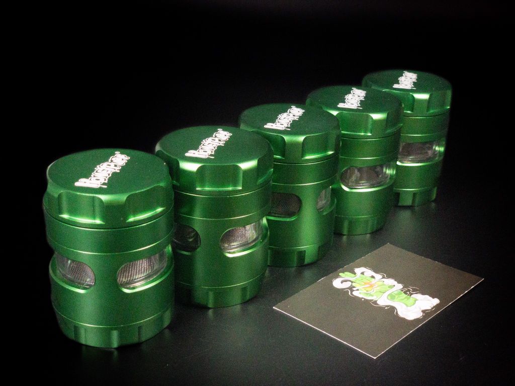 Grinder Window Honeypuff Green