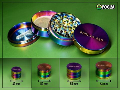 Grinder Classic Foglia Rainbow 50MM