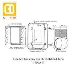 Còi đèn báo cháy địa chỉ Notifier-N6000