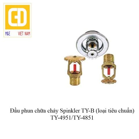 Đầu phun chữa cháy Spinkler TY-B (loại tiêu chuẩn)