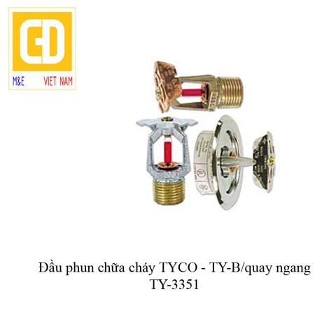 Đầu phun chữa cháy TYCO - TY-B quay ngang