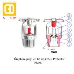 Đầu phun chữa cháy quay lên Spinkler - Protector