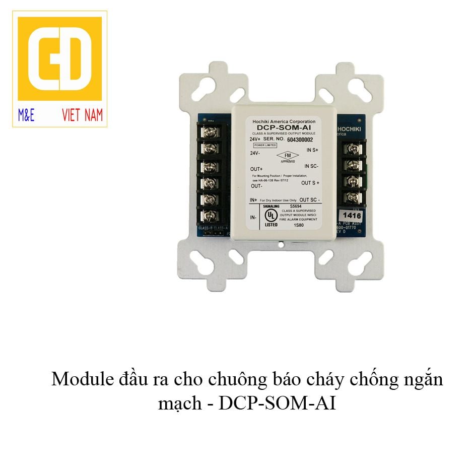 Module đầu ra cho chuông báo cháy chống ngắn mạch