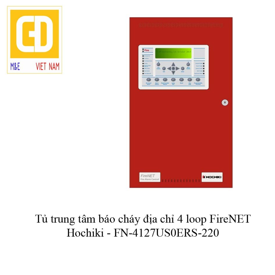 Tủ trung tâm báo cháy địa chỉ 4 loop FireNET Hochiki