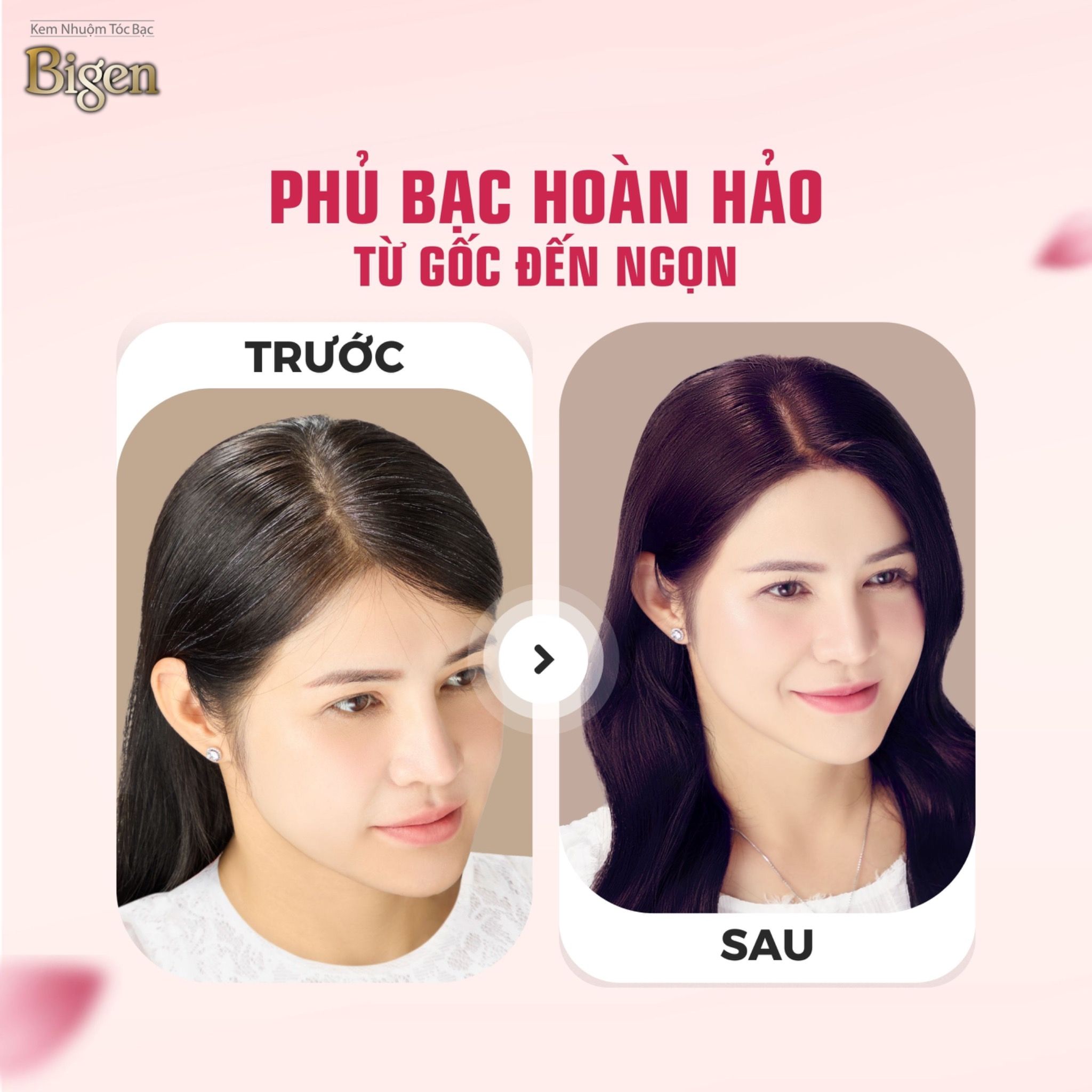  Nhuộm Phủ Bạc Thời Trang Bigen Silk Touch 